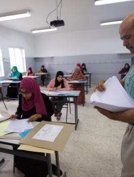 امتحانات الثانوية العامة في فلسطين 