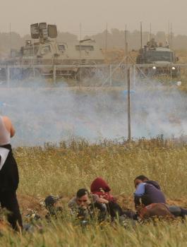 اصابات في غزة 