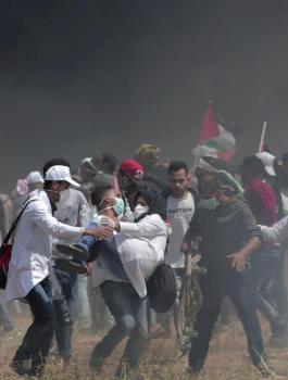 نقل جرحى قطاع غزة الى الضفة الغربية 