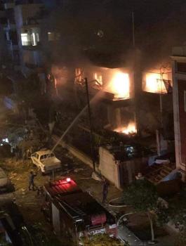 استهداف منزل قيادي في الجهاد الاسلامي بسوريا 