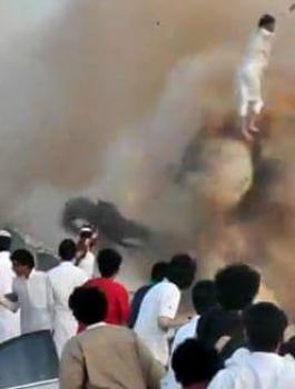 فيديو مروع للحظة وفاة أشهر مفحط بالسعودية 