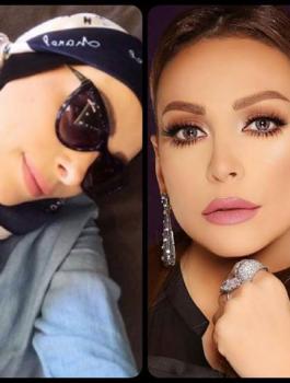 امل حجازي ترتدي الحجاب 