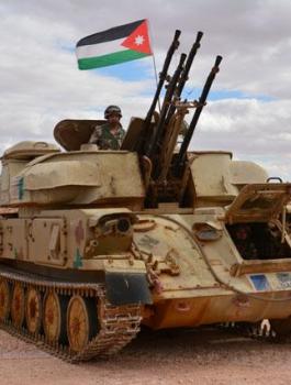 الجيش الاردني وداعش في سوريا 