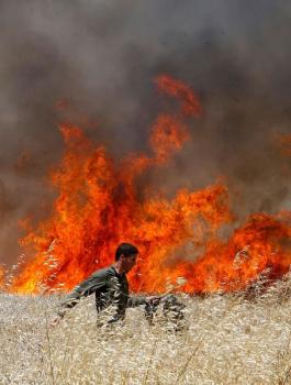 اسرائيل والبالونات الحارقة 