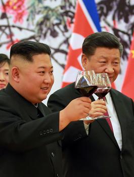 الزعيم الكوري الشمالي في الصين 