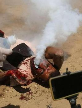 استشهاد فلسطيني في غزة 