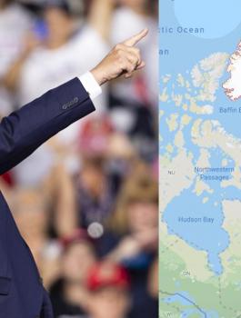 ترامب واكبر جزيرة في العالم 