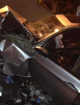 حادث سير على مفترق بورين 