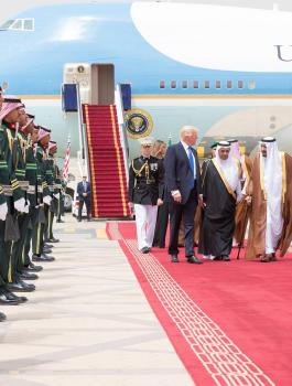 زيارة ترامب الى السعودية 