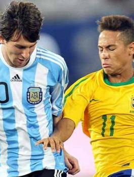 مباراة المنتخب الارجنتيني والبرازيلي 