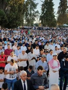 صلاة عيد الأضحى في فلسطين 