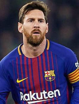 ليونيل ميسي لاعب نادي برشلونة