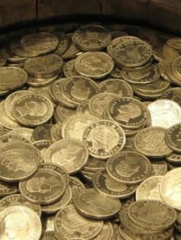 كنز مليء بالذهب ى