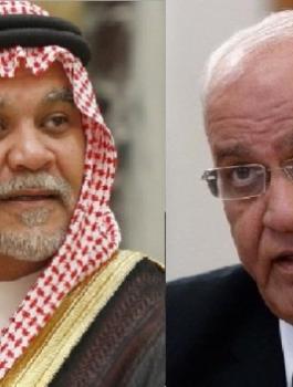 بندر بن سلطان وصائب عريقات 