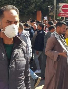 اصابات بفيروس كورونا في مصر 