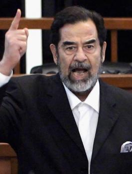 تمجيد صدام حسين 
