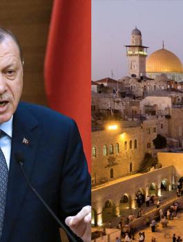 اردوغان والاعتراف بالقدس عاصمة لدولة اسرائيل 