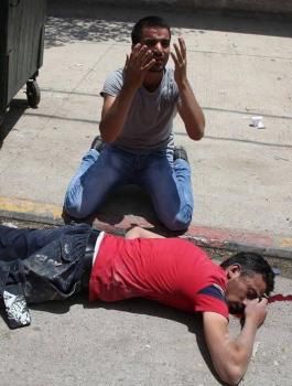 استشهاد الشاب معتز بني شمسية 