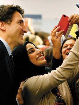 ترودو والمهاجرين في كندا 