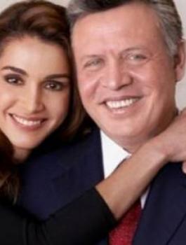الملكة   رانيا تحتفل بالفالنتاين