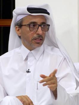 وزير الثقافة القطري وفلسطين 