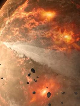 كويكب يقترب من الكرة الأرضية 