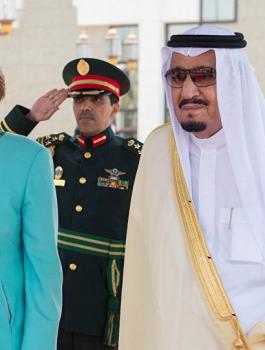 ميركل والسعودية 