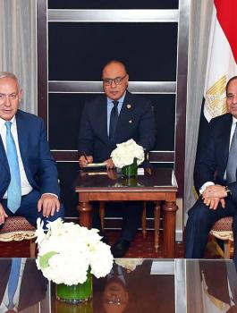 لقاء بين نتنياهو والسيسي 