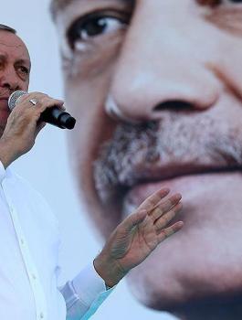اردوغان والفضاء في انقرة 