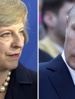 تيريزا ماي وروسيا 