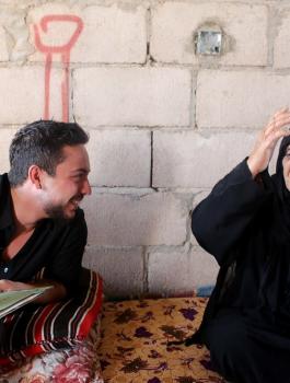 مسنة وولي العهد الاردني 