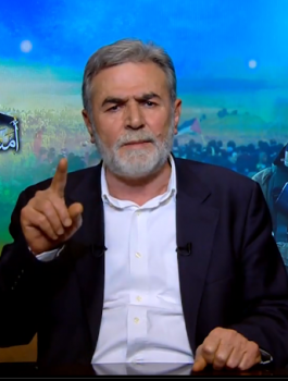 امين عام الجهاد الاسلامي والرئيس عباس 