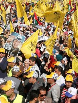 احياء ذكرى وفاة ابو عمار في غزة 