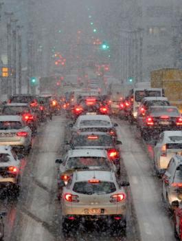 الثلوج في اوروبا 