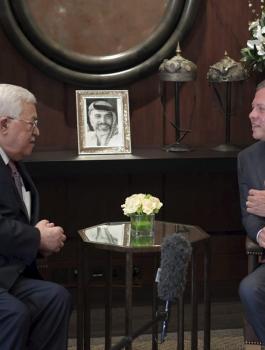 عباس والملك عبد الله 