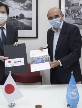 اليابان واللاجئيين الفلسطينين 