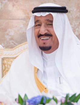 عباس والملك سلمان 