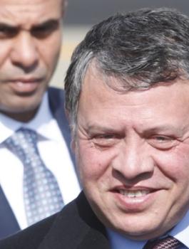 العاهل الاردني والنائب العرموطي 