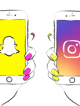 انستغرام وسناب شات 