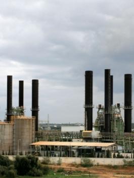 محطة كهرباء غزة