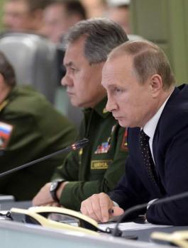 بوتين والقوات الروسية في سوريا 