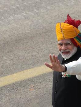 رئيس الوزراء الهندي في رام الله 