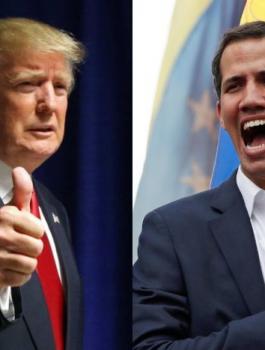 ترامب وزعيم المعارضة في فنزويلا 