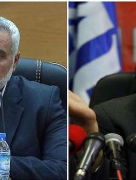 جبريل الرجوب واسماعيل هنية 