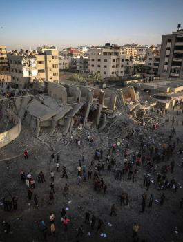 القصف الإسرائيلي على غزة