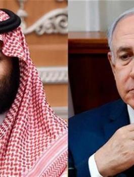 لقاء نتنياهو ومحمد بن سلمان 