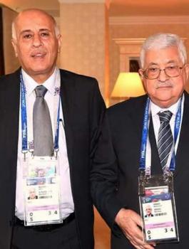 عباس في مباراة نهائي كأس العالم في روسيا 