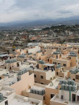 ا عادة بناء مخيم نهر البارد في لبنان  