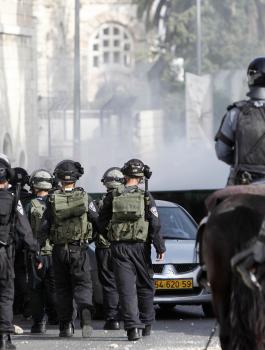 الاعتداء على فلسطينيين في القدس 