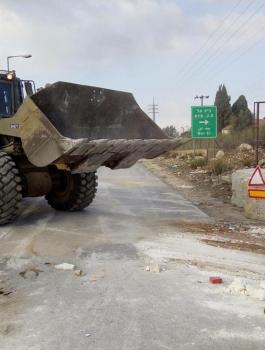 طريق رام الله الجلزون 